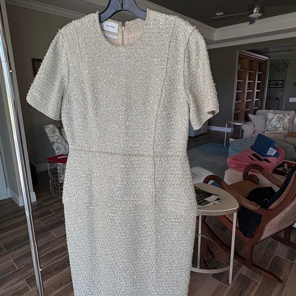 St. John Sequined Dress